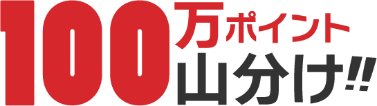 100万ポイント山分け!!