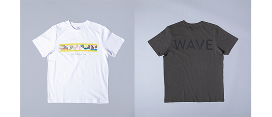 WAVEチャリティTシャツ販売開始